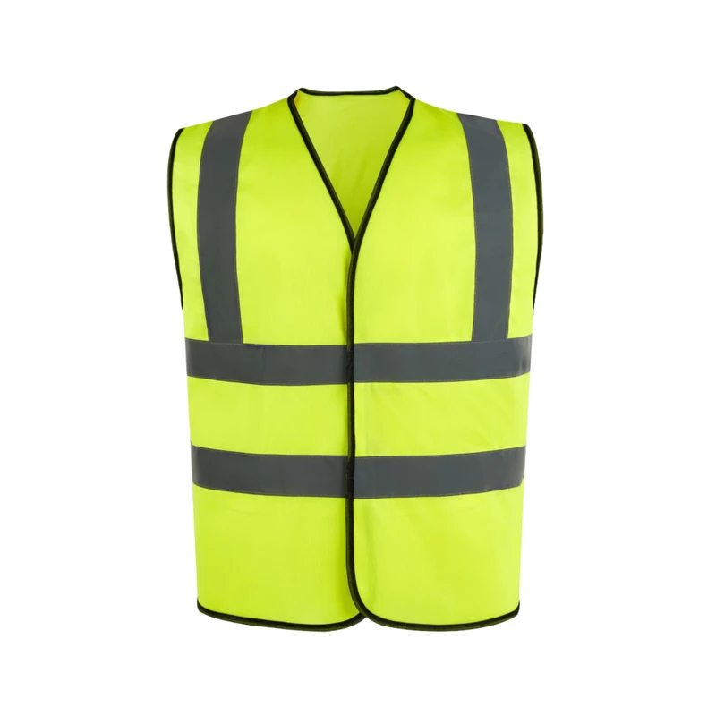 Hi Vis Man Road Safety Black Red Cross Reflective ANSI Class 1 LED Flash Customized Logo Reflecting Safety Vest