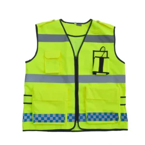 Hi Vis Multi Functional Reflective Safety Vest Waterproof Oxford Cloth for Outdoor Work