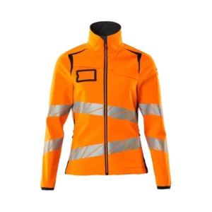 Hi Vis Orange Waterproof Breathable Windproof Men Reflective Jacket