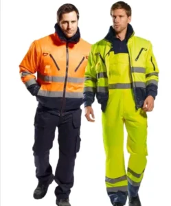 Hi Vis Pilot Jacket Line Fur Winter Bomber Winter Construction Safety Jackets