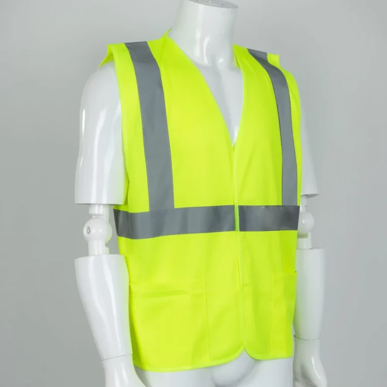 Hi-Vis-Polyester-Security-Vest-Uniform-with-Reflective-Features-for-Construction