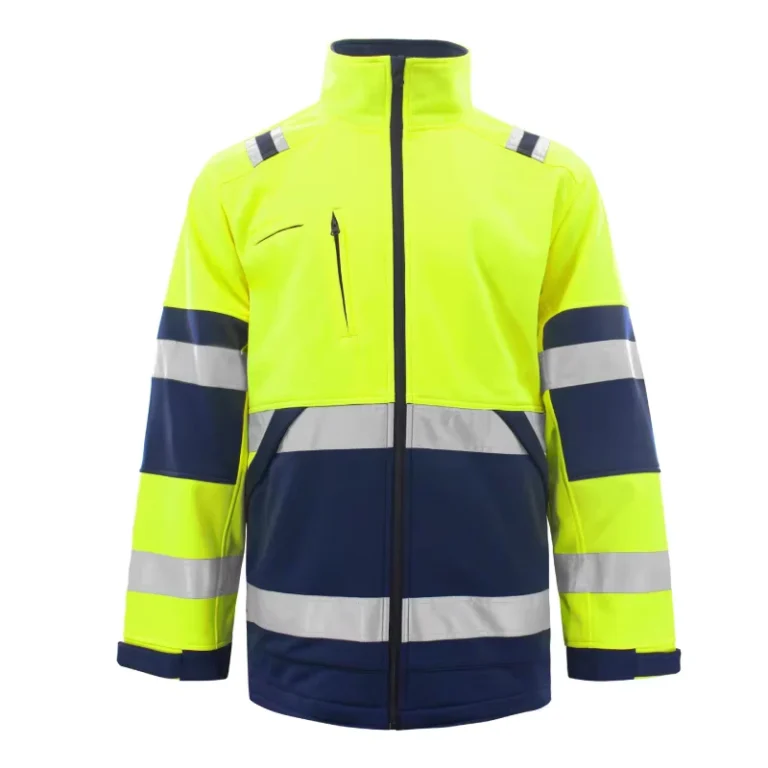 Hi-Vis-Reflective-Breathable-Softshell-Jacket-Men-High-Visibility-Safety-Workwear-Construction