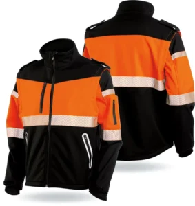 Hi Vis Reflective EN20471 Certified ANSI Class 1 Waterproof Winter Work Jacket with Customized Logo and Reflector Unisex