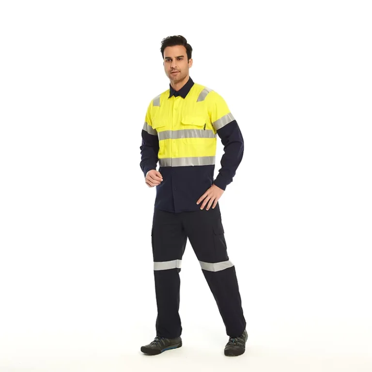 Hi-Vis-Reflective-Jacket-Pants-Suit-Maintenance-Workers-Electricians-Mechanical-Engineer-Industrial-Safety-Uniform-Workwear-Sets