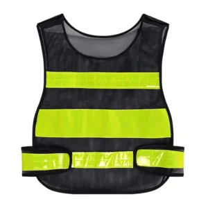 Hi-Vis Reflective Polyester Safety Vest for Traffic and Security Workwear