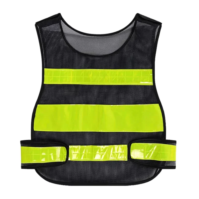 Hi-Vis-Reflective-Polyester-Safety-Vest-for-Traffic-and-Security-Workwear