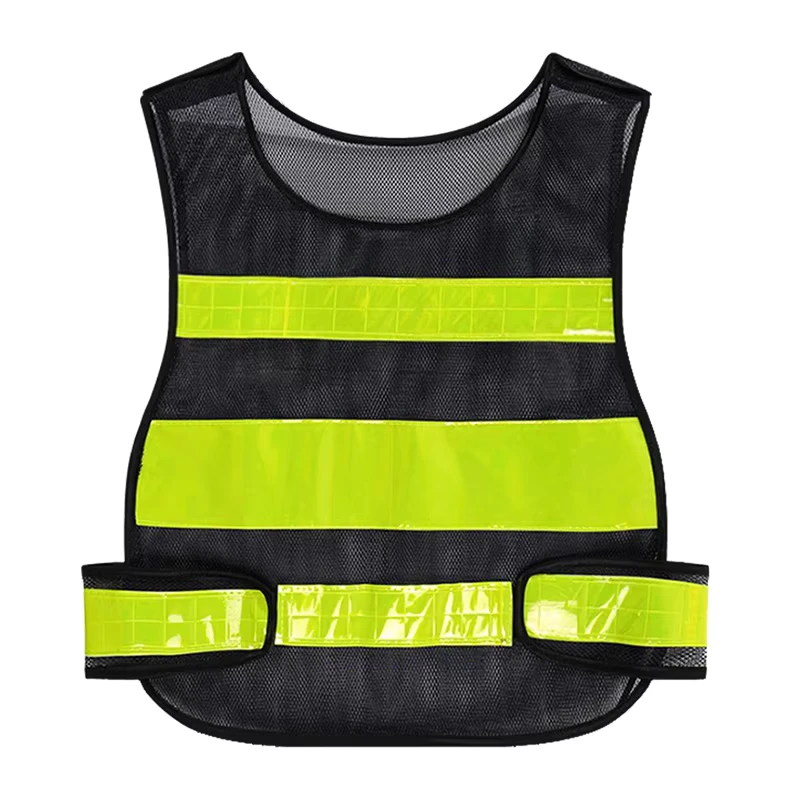 Hi-Vis Reflective Polyester Safety Vest for Traffic and Security Workwear