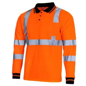 Hi Vis Reflective Safety T shirt Yellow Safety Workwear Men Polyester Dry Fit Breathable Fabric Fluorescent Light Reflective
