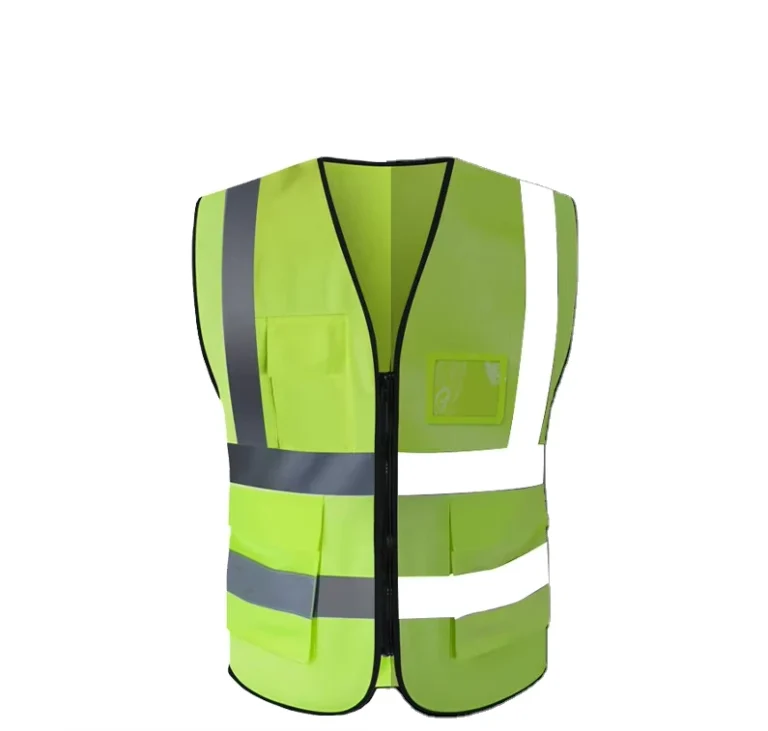Hi-Vis-Reflective-Safety-Vest-Multi-Pocket-Construction-Traffic-Jacket-Waterproof