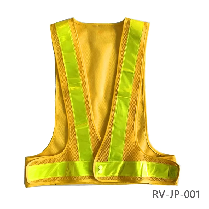 Hi Vis Reflective Safety Vest with Breathable Mesh for Highway Construction and Road Safety