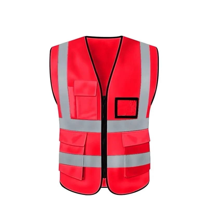 Hi Vis Reflective Safety Vest with Custom Logo High Quality Reflective Clothing Jacket