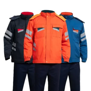 Hi Vis Reflective Winter Labor Workwear Thick Warm Working Clothes Factory Direct Worker Jackets with Hooded