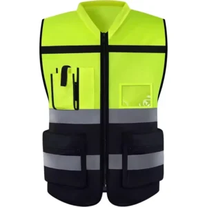 Hi Vis Reflective Workwear Jacket Vest, Industrial Cooling, Customized Company Logo