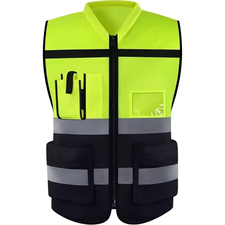 Hi-Vis-Reflective-Workwear-Jacket-Vest-Industrial-Cooling-Customized-Company-Logo