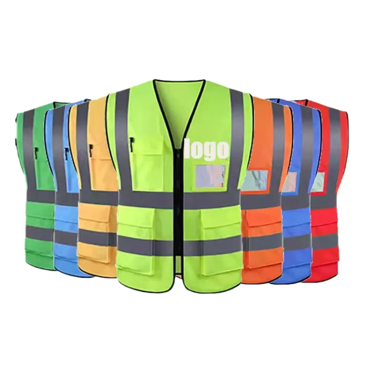 Hi Vis Reflector Jacket Reflective Safety Vest with Custom Logo