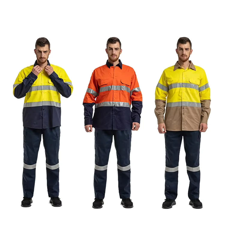 Hi Vis Reflector Orange Custom Coal Mine Safety Hi Viz Workwear