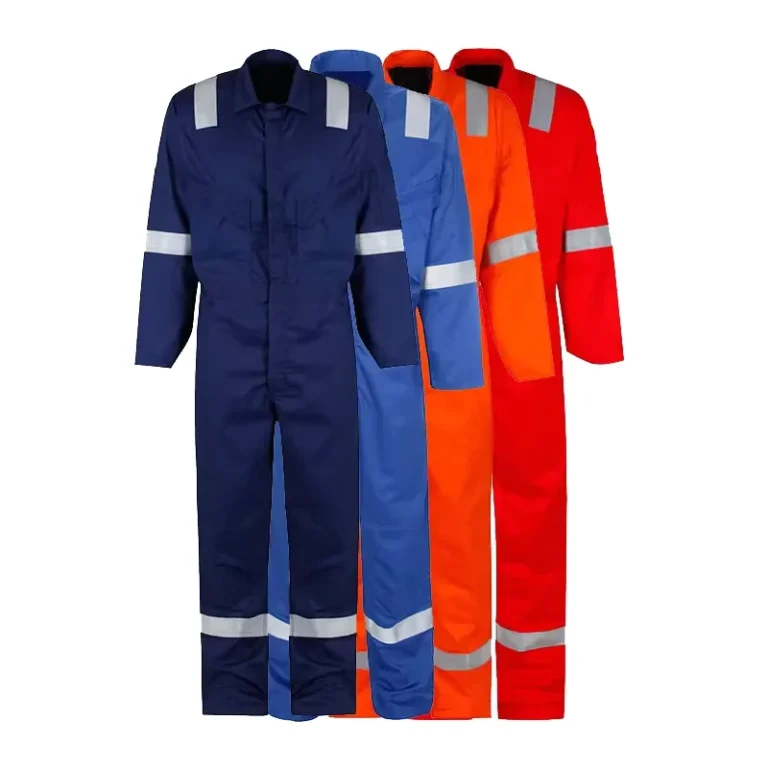 Hi-Vis-Safety-Flame-Retardant-Work-Coveralls-FRC-Cotton-Fireproof-Overall-Work-Wear-Uniforms-Waterproof-Features