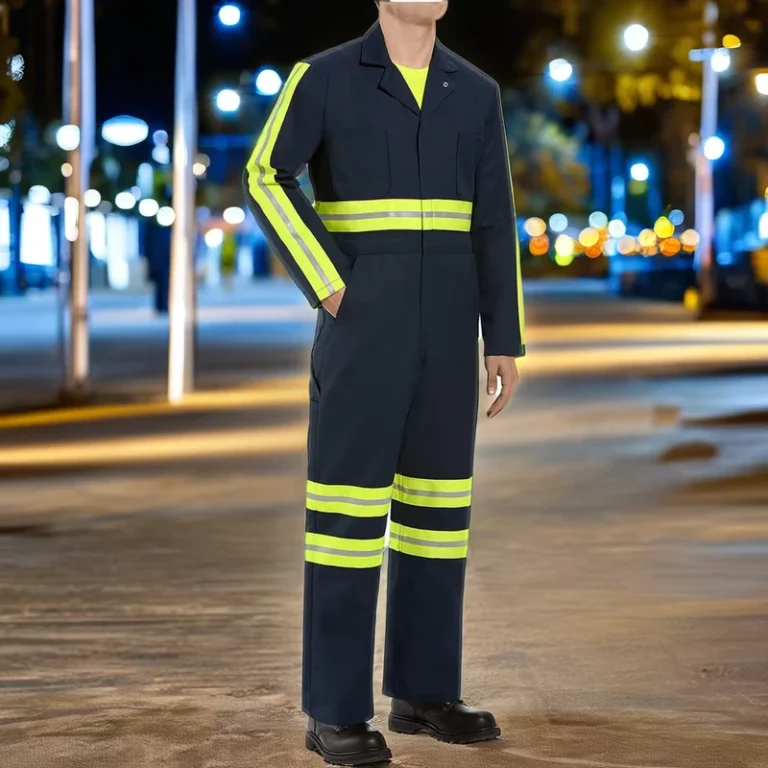 Hi-Vis-Safety-Overall-Working-Coverall-Reflective-Clothing-Water-resistant-Working-Uniform-Work-Coverall
