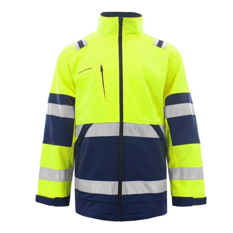 Hi-Vis-Safety-Polar-Fleece-Jacket-With-Reflective-Tape-Construction-Security-Hoodie-Jacket