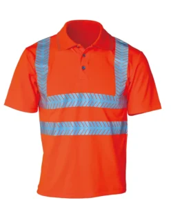 Hi Vis Safety Reflective Work Wear Polos Shirt Customizable Polyester Workwear for Construction & Outdoor Safety Work Shirts