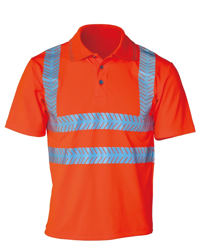 Hi Vis Safety Reflective Work Wear Polos Shirt Customizable Polyester Workwear for Construction & Outdoor Safety Work Shirts