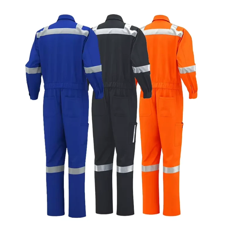 Hi-Vis-Safety-Reflective-Workwear-Cotton-Ground-Wool-Jumpsuit-Class-1-Multi-Pocket-Reinforced-Construction-Tools-Holster-Pockets