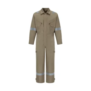 Hi Vis Safety Suit Coverall for Men Women Reflective Striped Safety Suit Construction Work With Custom Logo