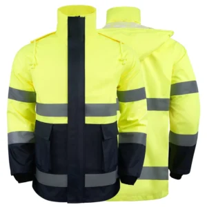 Hi Vis Safety Workwear Jacket Reflective Light Jacket Reflective Raincoat Z07