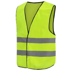 Hi Vis Safety Yellow Motorcycle Jacket