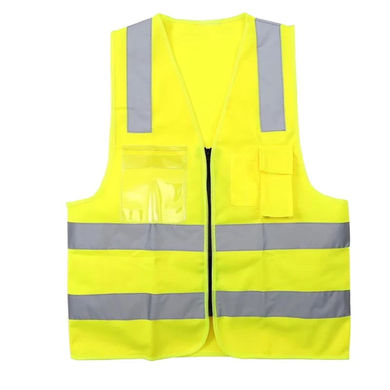 Hi Vis Security Yellow High Visibility Vest