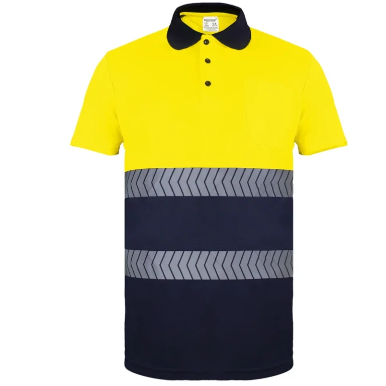 Hi-Vis-Short-Sleeve-T-Shirt-Class-3-Reflective-Safety-Workwear-for-Traffic-Coal-Mining-Safety-Clothing