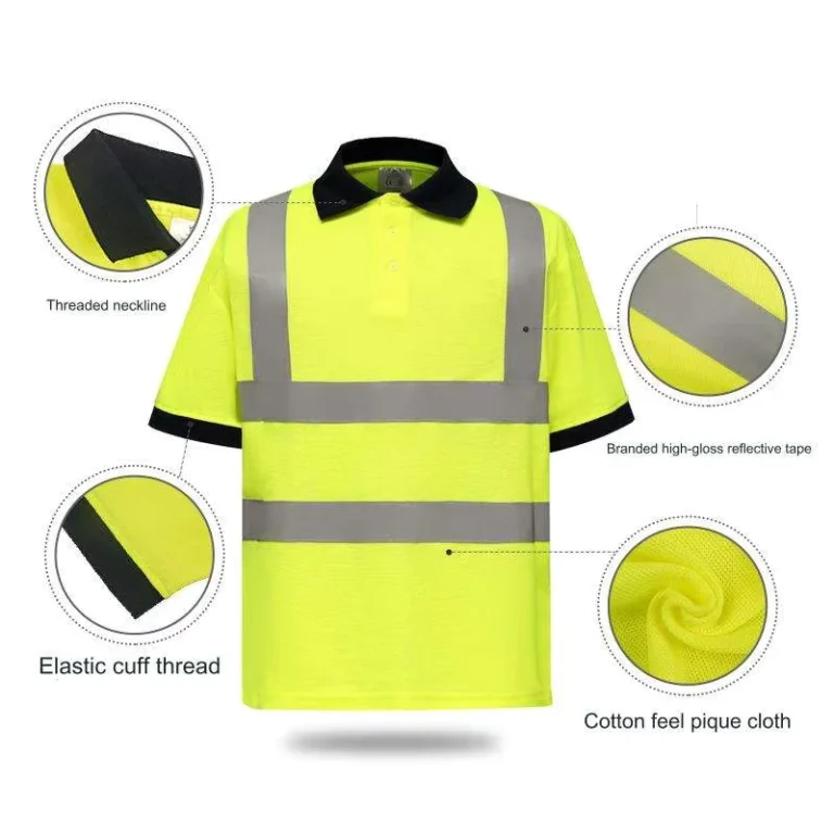 Hi-Vis-T-Shirt-Workwear-Custom-Logo-Short-Sleeve-Work-Clothes-Construction-Reflective-Safety-Clothing