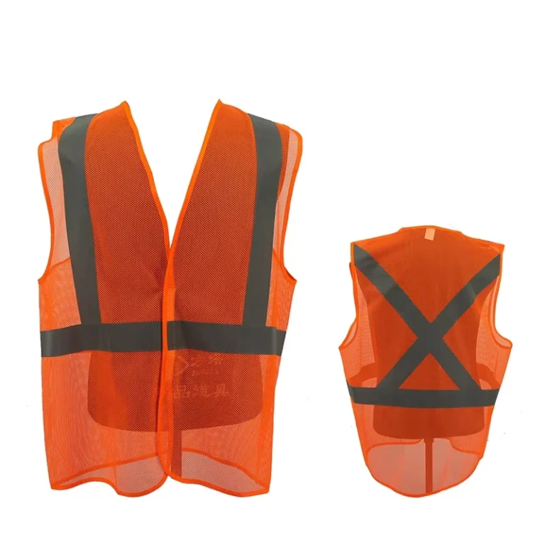 Hi-Vis-Traffic-Red-Reflective-Safety-Vest
