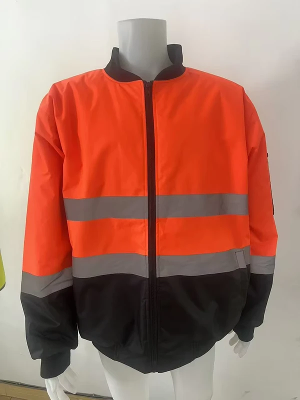 Hi Vis Two-Tone Bomber Safety Jacket