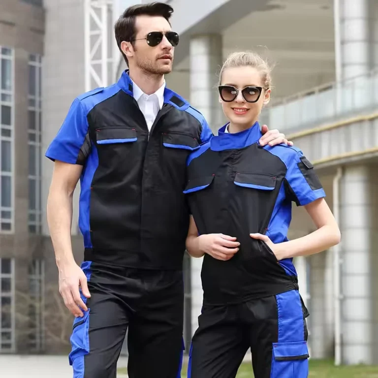 Hi-Vis-Waterproof-Car-Wash-Uniform-Cotton-Breathable-Durable-Unisex-Garage-Worker-Safety-Coverall-Workwear