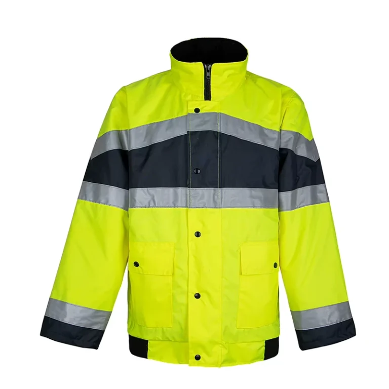 Hi-Vis-Workwear-Clothes-High-Visibility-Construction-Work-Jacket-Mens-Fluorescent-Waterproof-Jackets