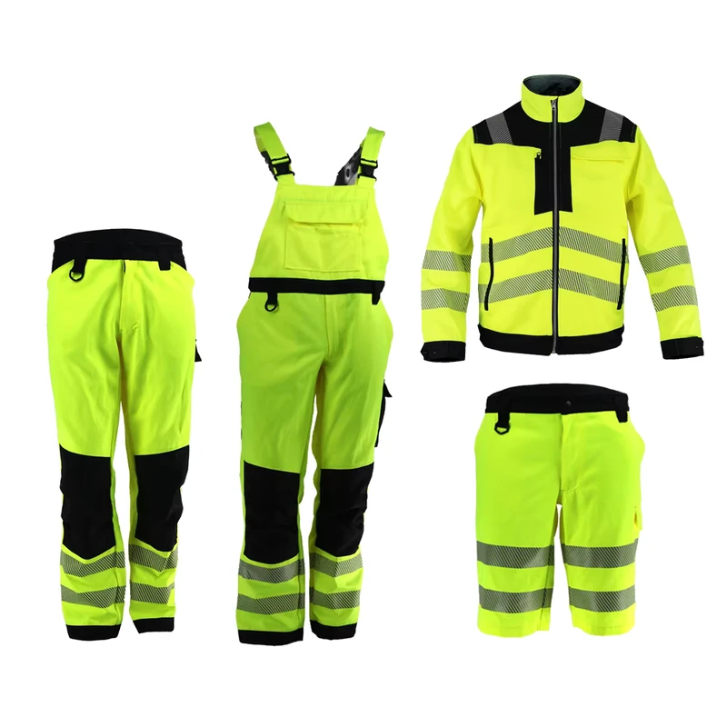 Hi Vis Workwear Construction High Visibility Reflective Safety Work Jacket Custom Work Jacket