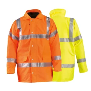 Hi Vis Workwear Mechanical Industrial Engineer Mining Building Construction Coat High Visibility Winter Reflective Safety Jacket