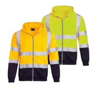 Hi Vis Yellow High Visibility Hoodie Breathable Construction Reflective Safety Work Wear Fr Hoodies