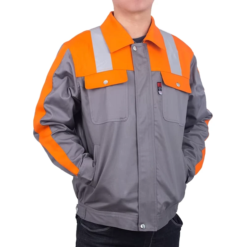 Hi Visibility Hi-vis Custom Canvas Workwear Jacket for Men