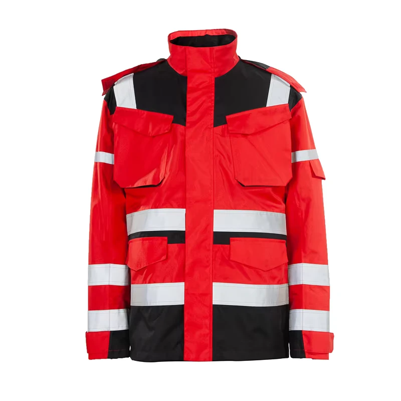 Hi Visibility Working Jacket Reflective Tape Jacket
