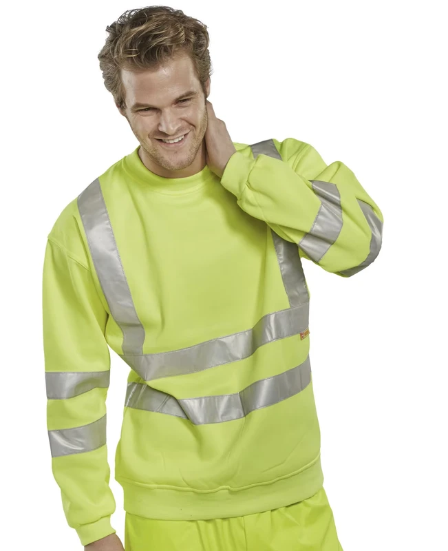 Hi-Visibility-Yellow-Workwear-Construction-Worker-Clothing-Uniforms-High-Visibility-for-Safety