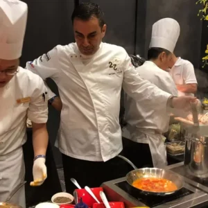 Hidden Placket Western Chef Uniform Jacket and Hospitality Restaurant Uniform