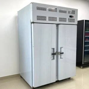 High Capacity Plate Freezer Equipment Adjustable Temperature Settings Quick Freezing Compressor Two Doors