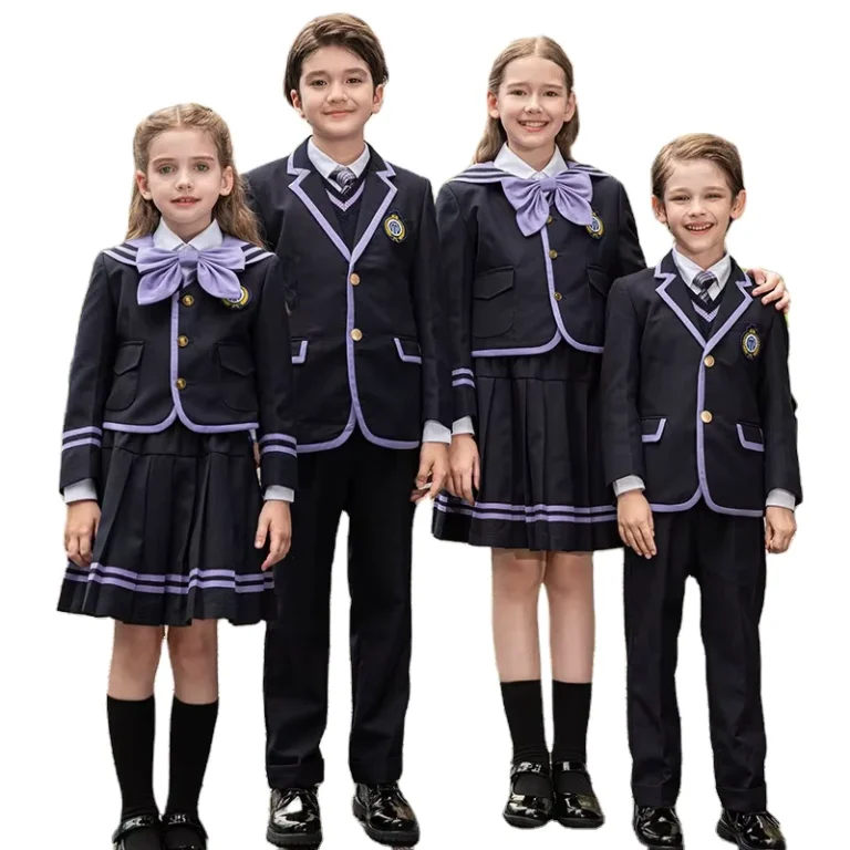 High-Class-Winter-School-Student-blazer-Teacher-Uniform-Suits-Navy-Blue-blazer-School-Uniform-With-Jacket