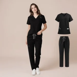 High Density Polyester Nurse Uniform Flexible Comfort Medical Clothing for Hospital Use