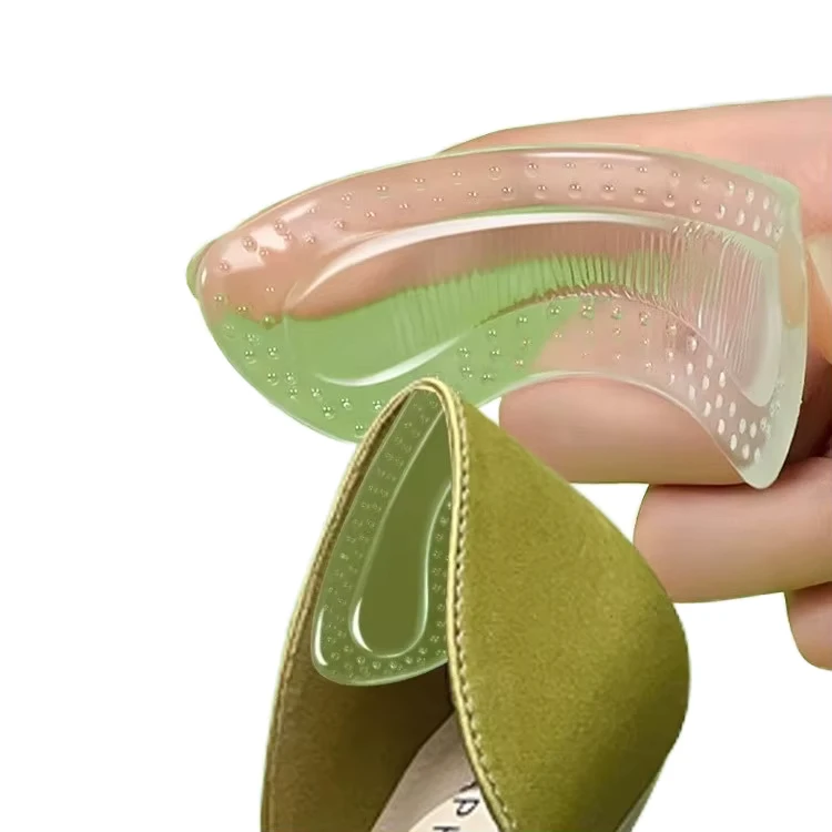 High Elastic High Density Foam+polyester Fabric Heel Liner Comfort Insoles Butterfly Shoes Pad Foot Heel Grips Pain Relief
