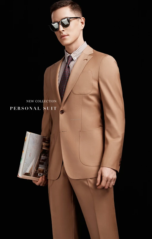High-End-100-Virgin-Wool-Plus-Size-Breathable-Garment-Dyed-British-Italian-Style-Mens-Wedding-Business-Suit-Fused-Half-Full