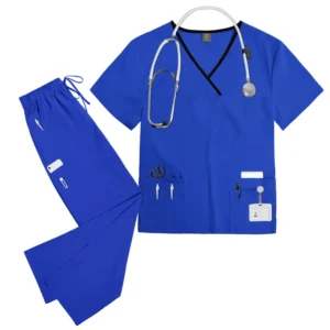 High End Scrub Suit Nurse Short Sleeve Hand Washing Suit Pet Hospital Split Suit Dental Clinic Operating Gown Salon Uniform