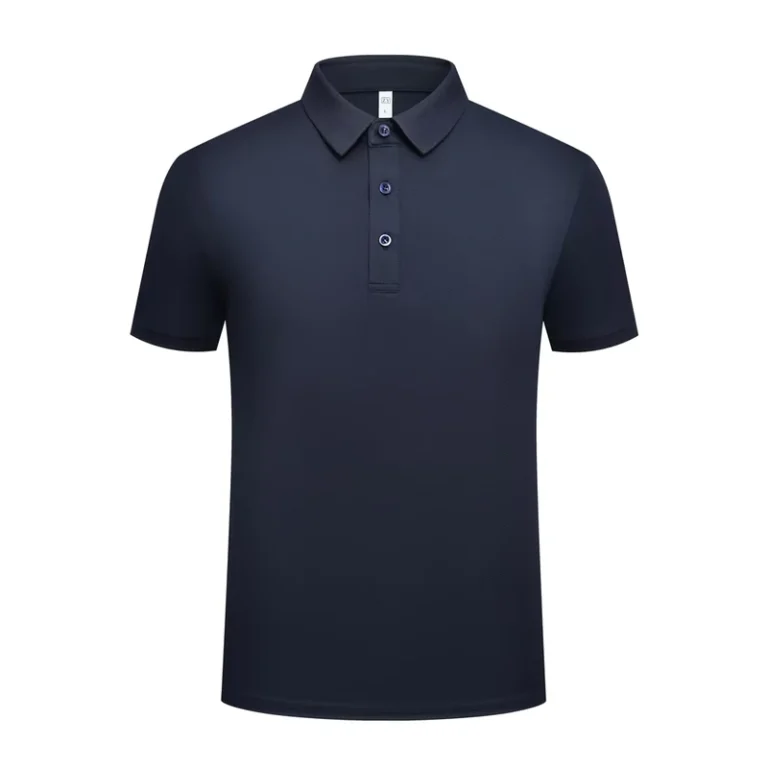 High-End-for-POLO-Short-Sleeved-Shirts-Custom-Made-100-Cotton-Twill-Work-Uniforms-for-Summer-Enterprise-Office-Wear
